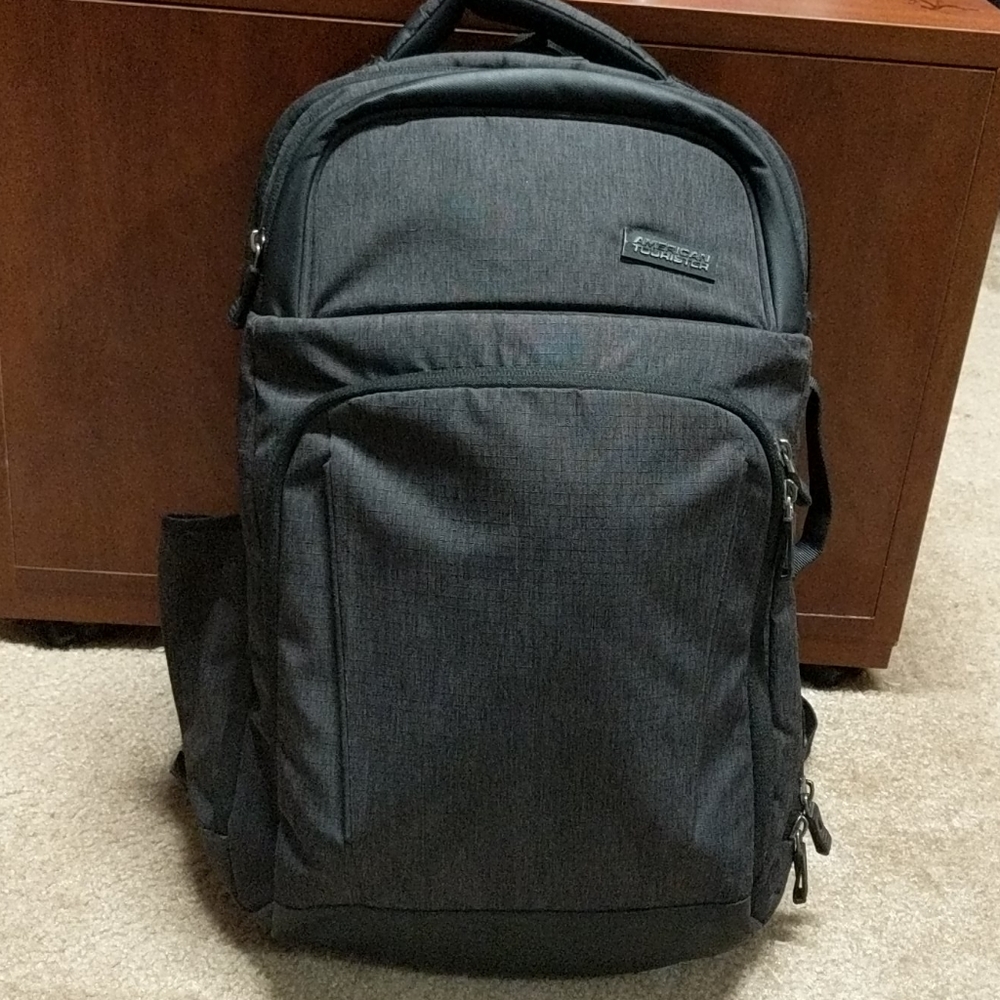 Gray American Tourister Backpack